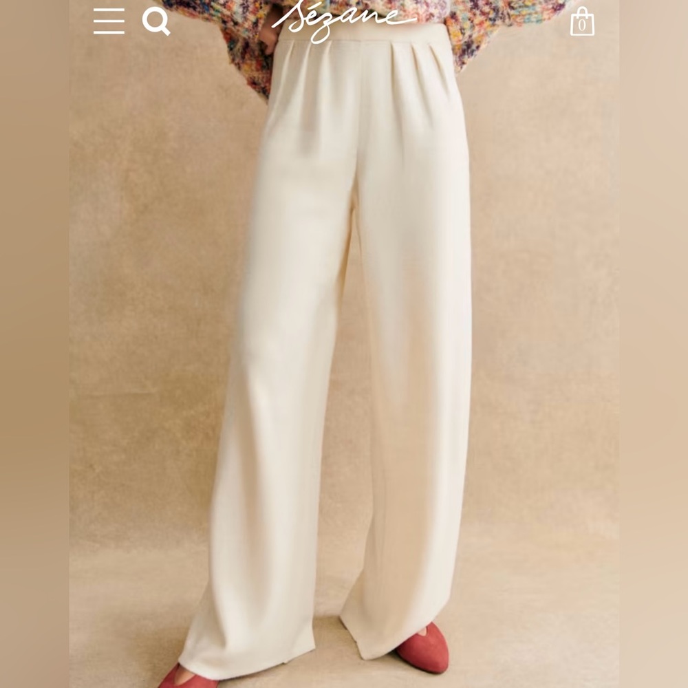Sezane Loulou Knit Trouser